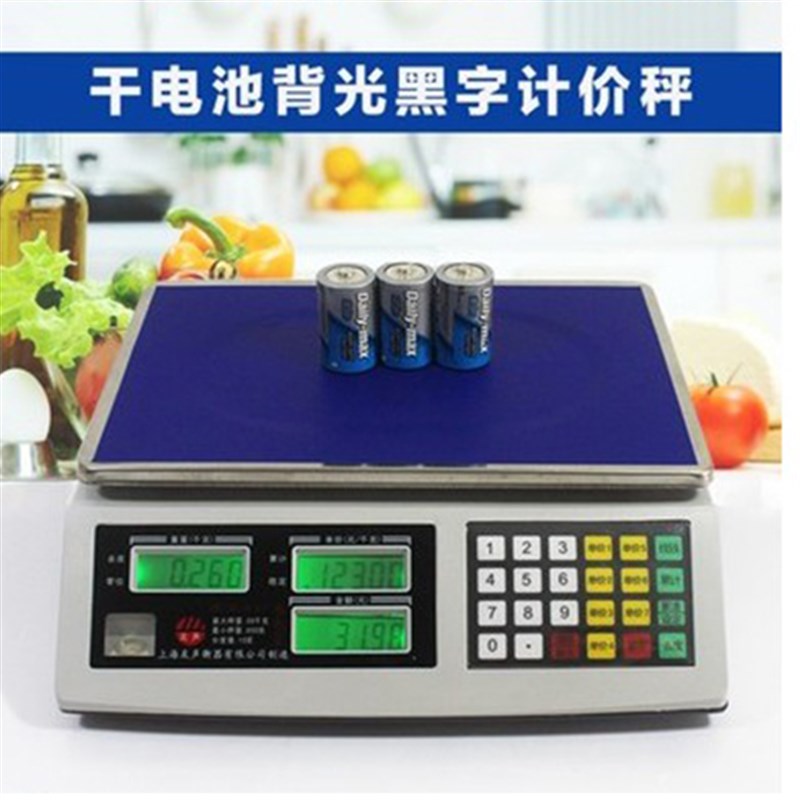 上海友声计价秤 3kgkg15公斤30公斤电子秤 蔬菜水果称带充电器