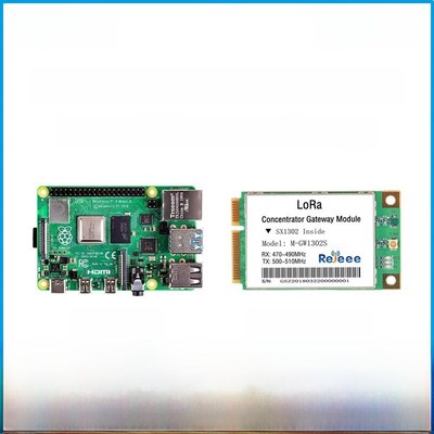 Lora升级版Sx1301/Sx1302透明传输Lorawan射频网关模块,包含树莓