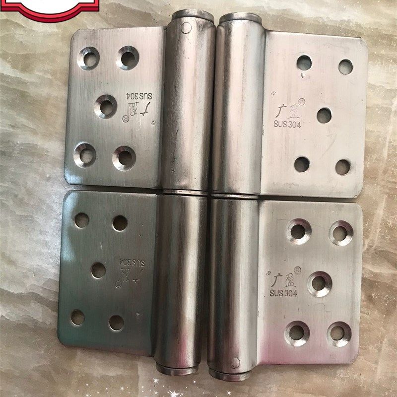 304 a不锈钢防盗门5寸旗形脱卸A级钢芯合页双面孔拉丝铰链