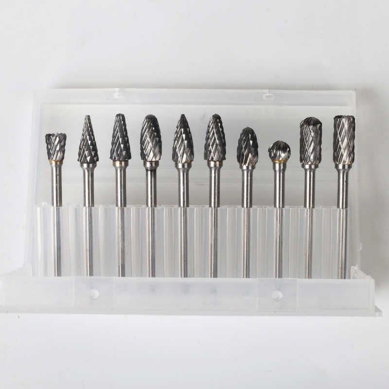 钨钢磨头铣刀硬质合金旋转锉木工金属雕刻木雕根雕单双纹10支套装,标准件/零部件/工业耗材,磨头,淘宝优惠券,粉丝福利购,淘宝优惠卷
