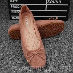 2芭02新百搭蕾平底韩版 款 豆豆鞋 孕妇妈妈鞋 大尺 4舒适休闲包鞋 正品