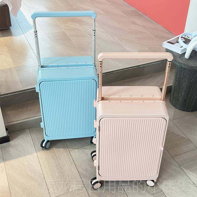 正品德国思途0款行李科箱女24大容量新宽拉杆旅行箱侧开 盖2登机