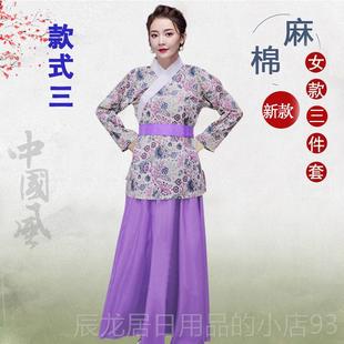 正品古装姑服服装女古代农村平民百姓丫鬟村二娘戏酒楼店小孙二演
