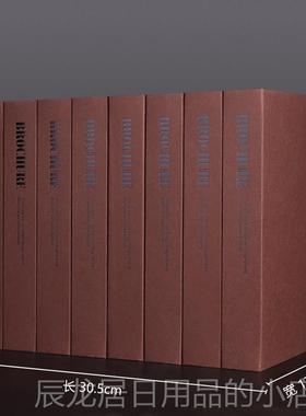 正品美式奢仿真书现代简约假架书摆件样板间色纯北欧轻软装饰书道