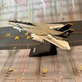 100精细版 F14雄猫 正品 斗 彷真合金飞机m模型战成品Ns机odel包