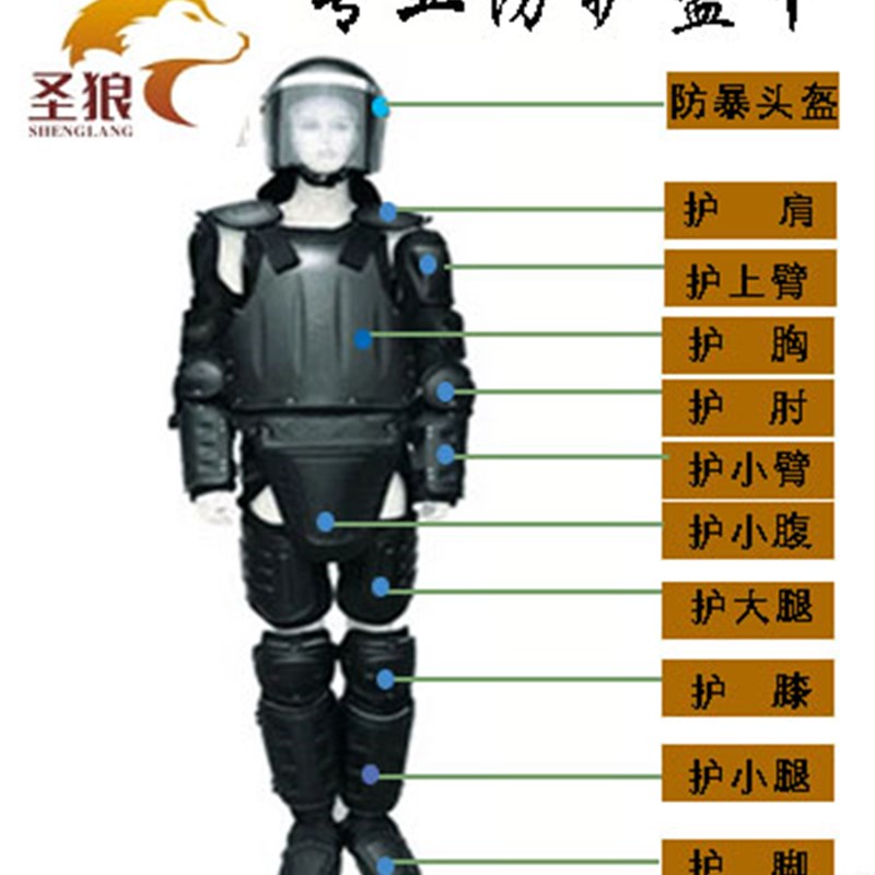防暴服防刺迷彩作训服阻燃保安装备均码中性适用