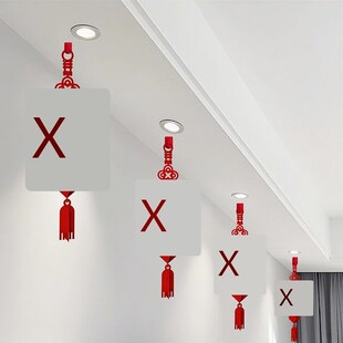 立体喜字灯笼挂饰婚房布置男方女方结婚新房客厅卧室吊顶装饰挂件