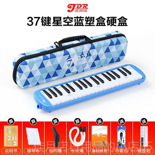 高档嘉德风瑞口琴37用键成初学者小学生专业演奏级吹管琴乐器儿童