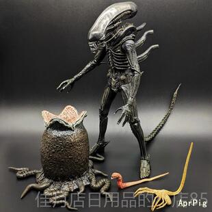 高档异形大战 极终战 摆士模型模型母后电影周狗边玩具可动人偶汽