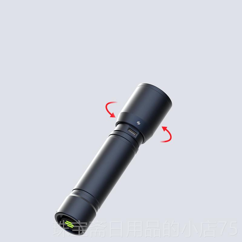 高档筒极蜂电筒款充电/换电池款露营手新强光灯户外便携迷你电长图片