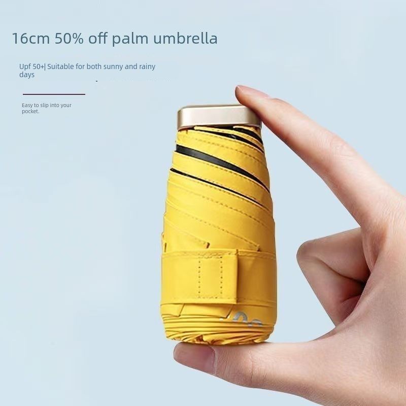 五折太阳伞口袋伞超轻小雨伞男女晴雨两用迷你胶囊遮阳伞雨伞,居家日用,伞套/伞筒/伞包,淘宝优惠券,粉丝福利购,淘宝优惠卷