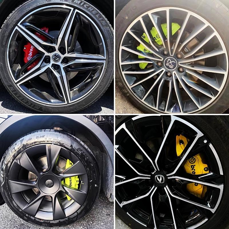 英菲尼迪QL/QX/QX30/FX专用铝合金刹车卡钳罩轮毂改装件