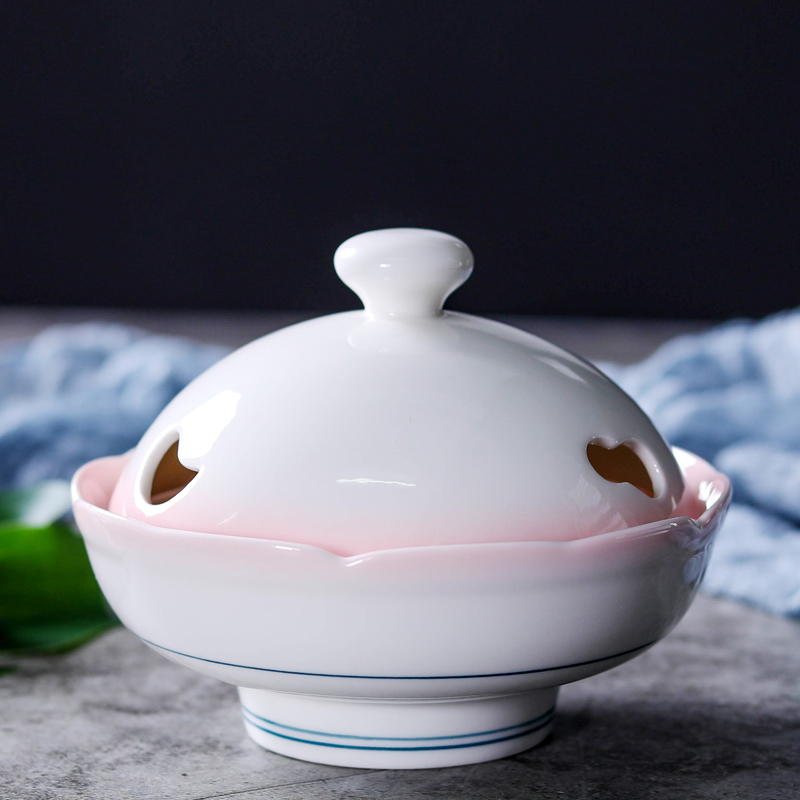 陶瓷碗带盖日韩料理餐具家用创意饭碗西餐小汤碗甜品水果碗蒸蛋碗