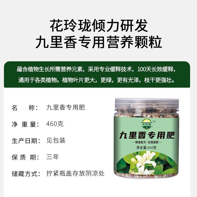 九里香肥料九里香专用肥九里香营养液盆栽花肥不开花七里香黄叶土