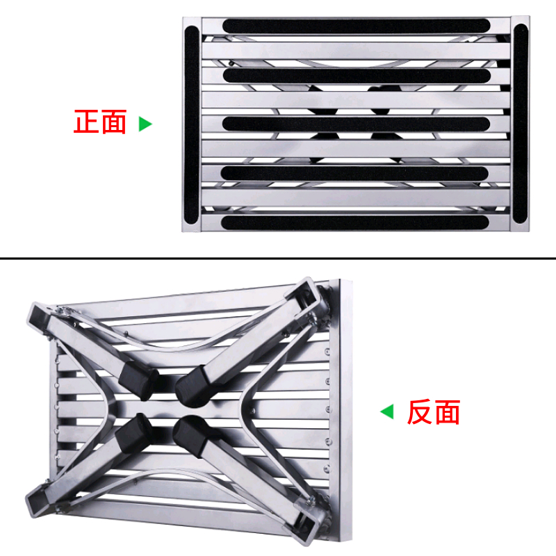 房车铝合金折叠凳 拖挂拖车旅居车踩脚凳 上车凳踏脚凳洗车凳