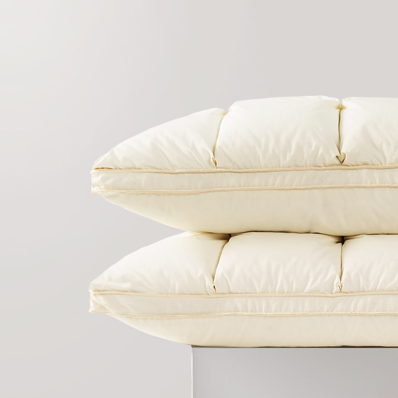 Bedtex95白鹅绒枕羽绒枕面包枕酒店枕芯单人家用软枕头护颈椎枕男