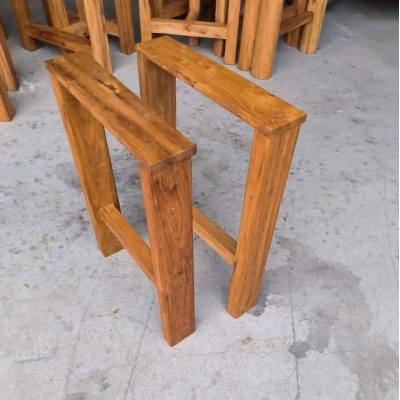 老榆木实木桌腿桌脚支架老榆木桌腿原木桌腿台脚结实耐用厂家直销