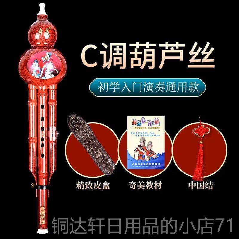 高档奇葫芦丝乐器c调b调防摔小学生儿降童入门初学成美人专g业调f