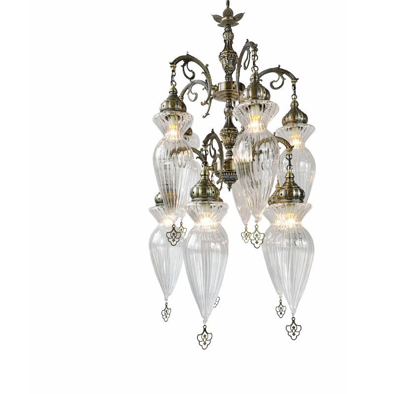 迪拜特色别墅复式楼楼梯间挑空酒店餐厅咖啡厅民宿手工玻璃吊灯,家装灯饰光源,酒店/宴会厅/餐饮吊灯,淘宝优惠券,粉丝福利购,淘宝优惠卷