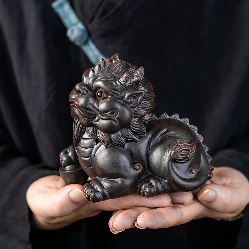 国潮招财貔貅公母一对茶宠摆件家居客厅办公室装饰品乔迁开业送礼,家居饰品,装饰摆件,淘宝优惠券,粉丝福利购,淘宝优惠卷