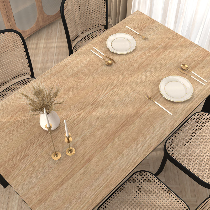 仿木纹桌布防水防油免洗餐桌垫电视柜台面垫子茶几垫美食拍摄桌布,居家布艺,桌布,淘宝优惠券,粉丝福利购,淘宝优惠卷