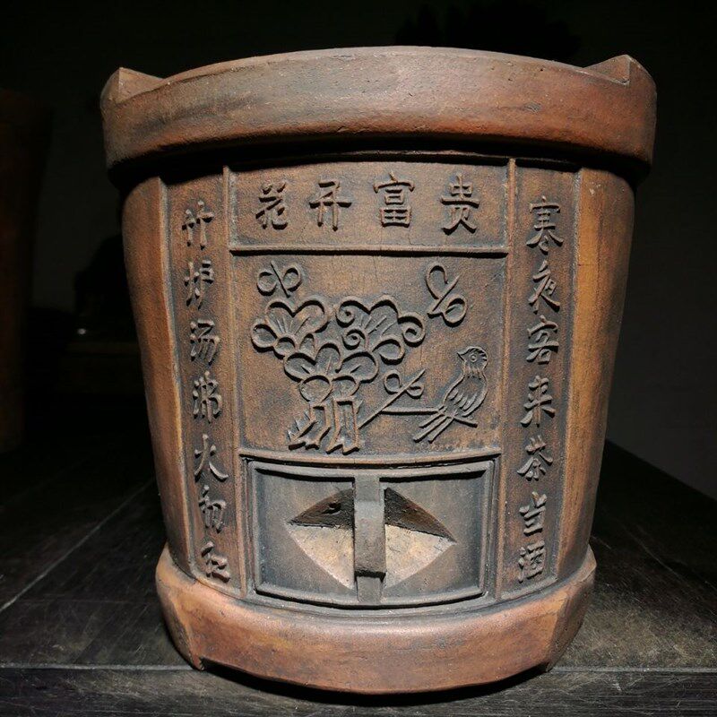 围炉煮茶碳炉煮茶功夫茶碳炉橄榄核碳炉煮茶炉红泥小火炉复古碳炉