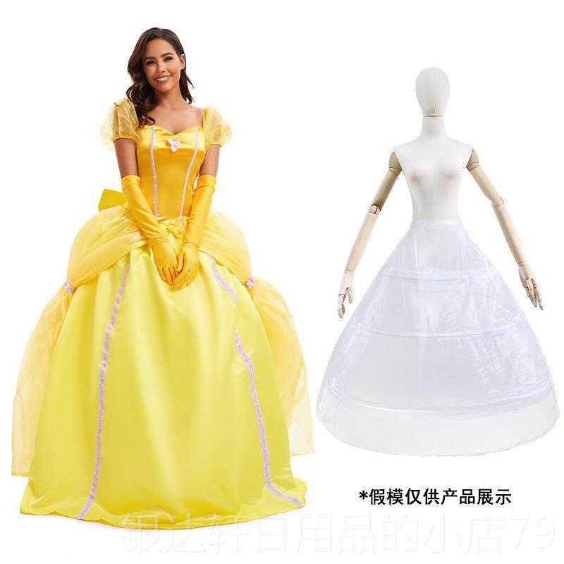 高档万野圣节女服装台美女公主服装成人美女与兽美服装舞表演Cos