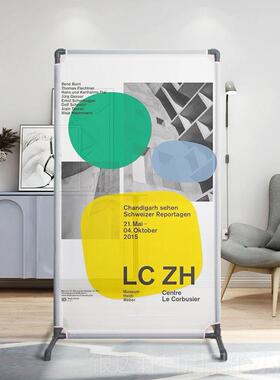 高档DI来图半定制屏Y风logo用商用隔断透遮挡入户玄关家装饰可移