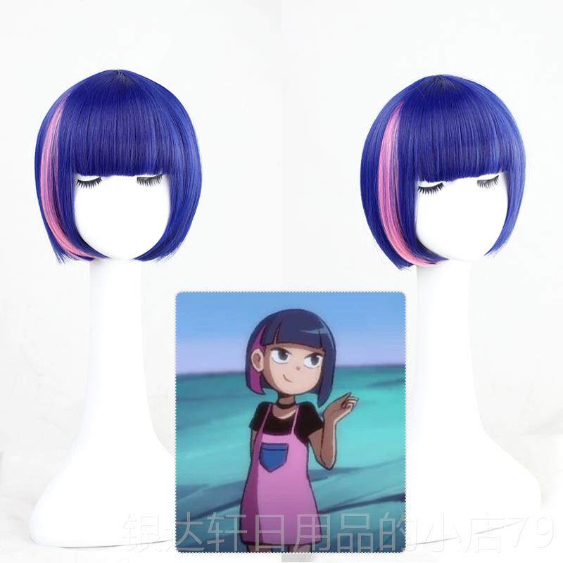 高档刺刀客伍六七cos假发灯笼梅花十三道具辫子牙赤可款乐