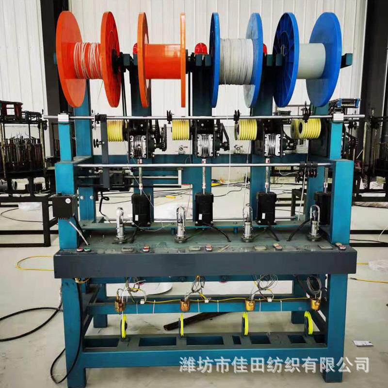 厂家供次新款跨境带一性实用口罩绳耳机织带针通定制钩针直机设备