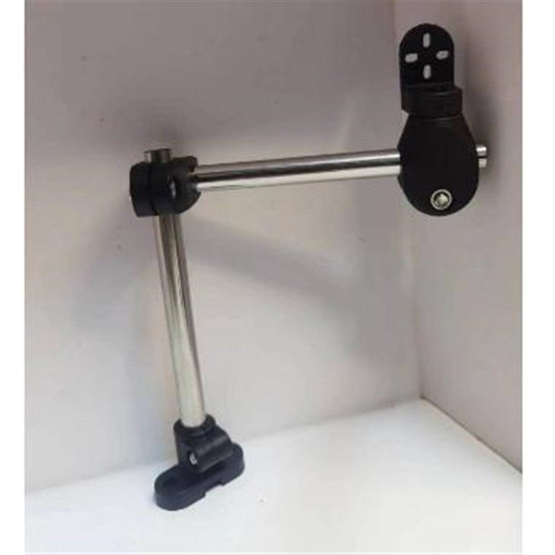 替方形光电开关安装支架感应传感器钢管连接件固定支撑座E39-L151