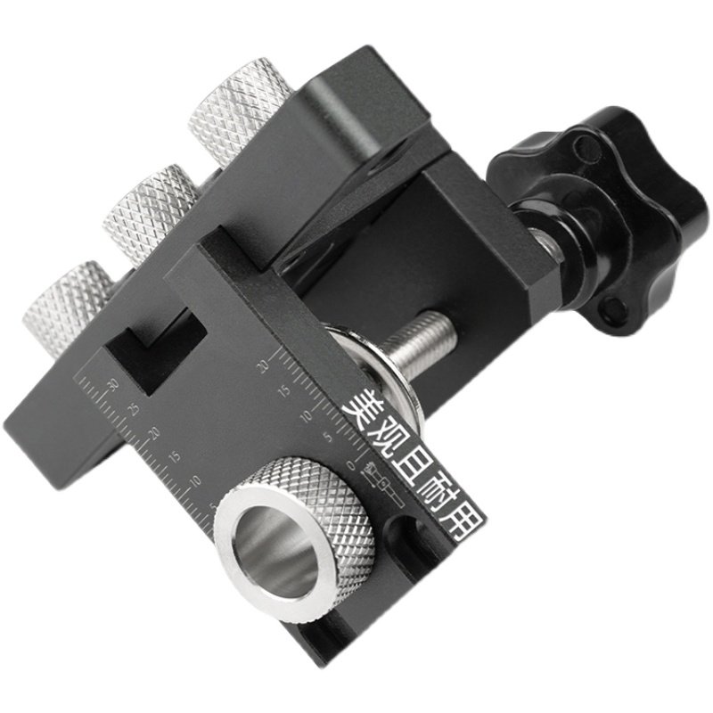 木工三合一打孔器圆木榫连接件中心钻孔定位器家俱拼接安装工具