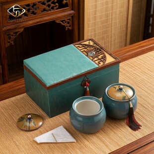 茶叶包装盒空礼盒高档碧螺春普洱肉桂龙井毛尖金骏眉陶瓷茶叶罐