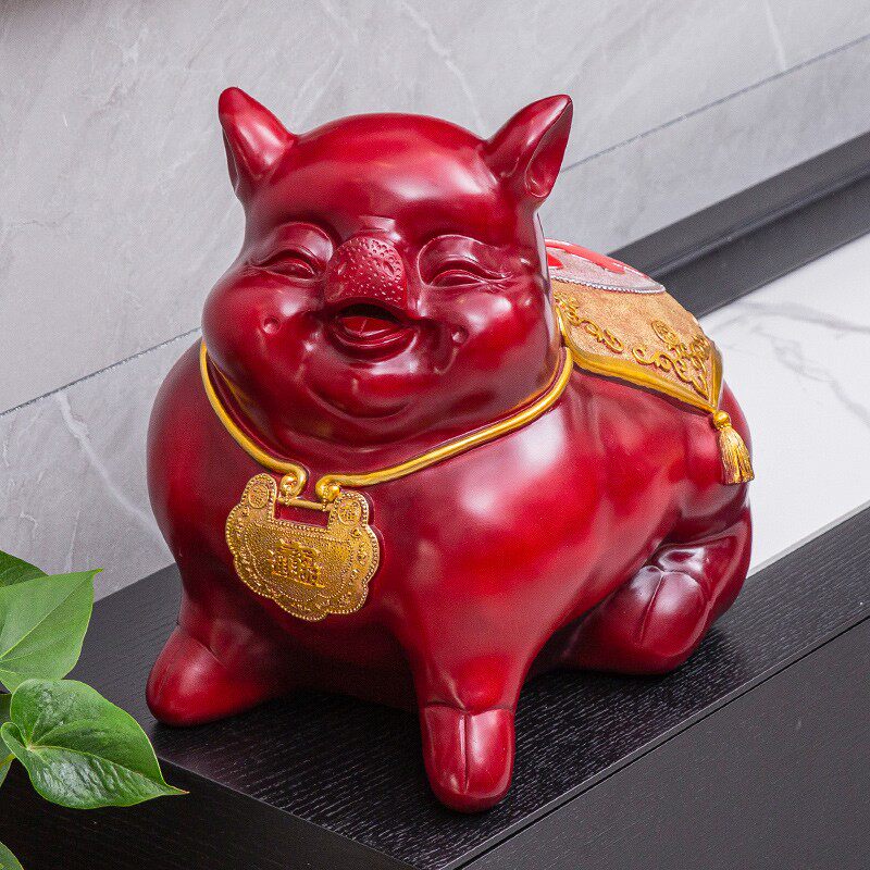 家用大容量猪储蓄罐只进不出大号不可取大人用家用十二生肖储钱罐
