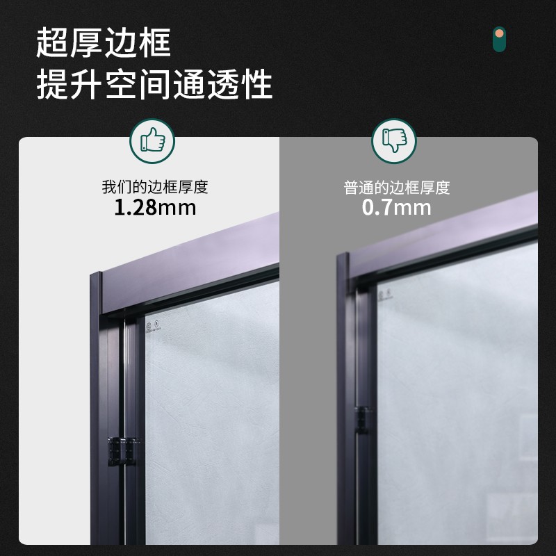 定制整体不锈钢淋浴房一字型干湿分离隔断浴室卫生间家用洗澡移门