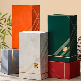 格调茶叶罐散茶包装盒通用古树红茶绿茶小薄片饼干茶空礼品盒茶盒