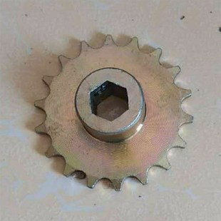 德国进口播种机配件4分08B链轮420 428链轮六方孔链轮15齿到22齿