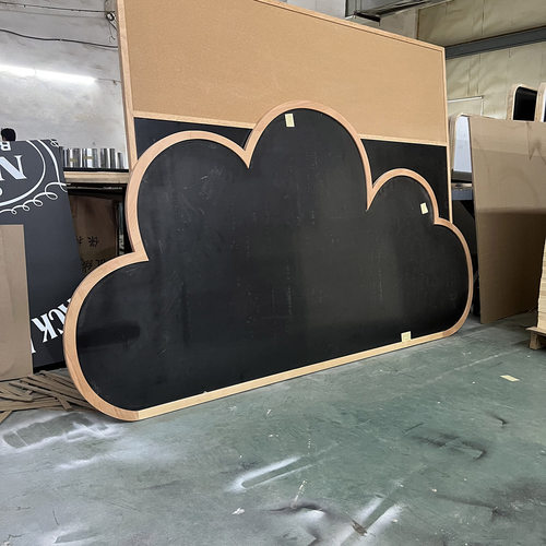 异形黑板定制幼儿园儿童教学家用白板软木绿色黑板墙吸磁专业制作