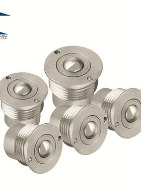 QDF02细牙带柱塞功能型钢珠滚轮轴承z BCHPT16/20/24 万向牛眼滚