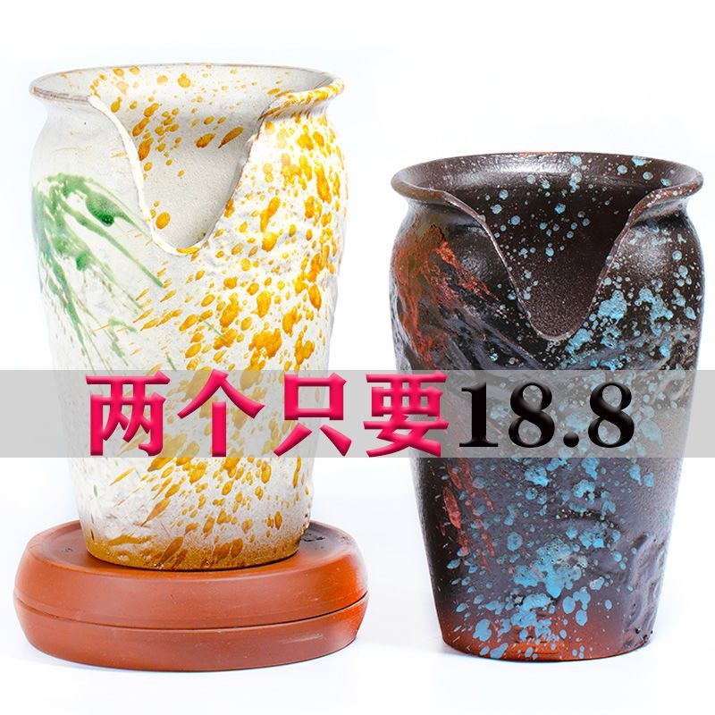 切口造型悬崖瘦高多肉花盆缺口陶瓷粗陶植物法师花卉老桩透气陶罐