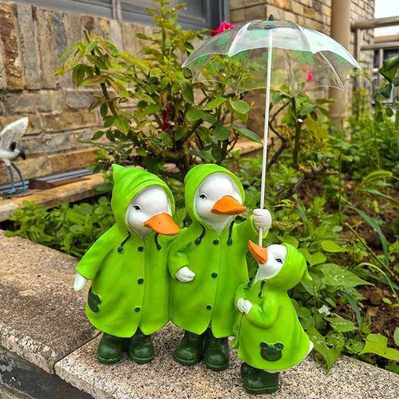 22cm树脂卡通可爱鸭子撑伞摆件阳台装饰动物家居假山花园水池造景,家居饰品,户外/庭院摆件,淘宝优惠券,粉丝福利购,淘宝优惠卷