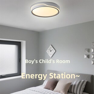 中山吸顶灯2025新款卧室灯斯堪的纳维亚现代休闲全光谱护眼Led客