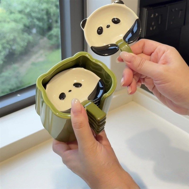 可爱熊猫调味碟收纳套装家用创意食品级陶瓷小菜碟火锅调料碟子,居家日用,布艺蛋糕/蛋糕毛巾,淘宝优惠券,粉丝福利购,淘宝优惠卷