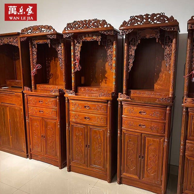 东阳红木厂家直销花梨木佛龛安哥拉紫檀雕花神台供桌家用神位客厅,住宅家具,佛柜/佛龛,淘宝优惠券,粉丝福利购,淘宝优惠卷