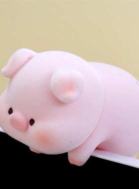 可爱电脑趴趴摆件显示器屏幕装饰汽车载中控台内饰品治愈系小玩意