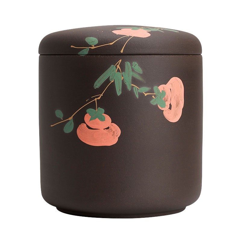 宜兴紫砂茶叶罐七子饼散茶存茶缸大号存储家用茶具普洱茶罐大号