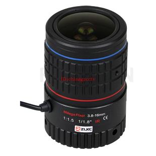 800万1 16mm道路监视摄影机镜头自动光圈变焦CS 1.8高清镜头3.8