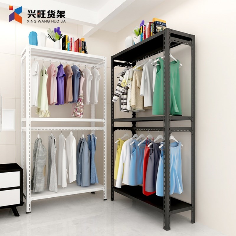 角钢货架衣柜出租房家用简易衣架卧室简易衣柜衣帽间衣架衣柜