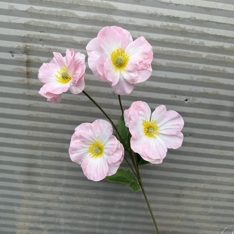 十枝仿真四头兰花喇叭花向阳花婚庆绢花装饰婚礼路引排花蝴蝶花