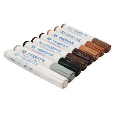 50色修色笔补漆笔木器家具修补色笔复合地板木制品划痕露白封边
